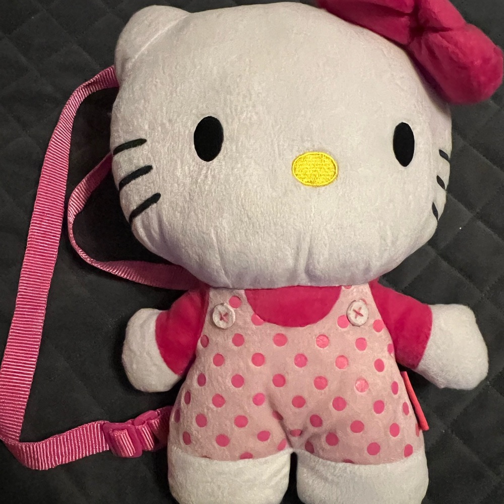 Hello Kitty stuffed animal backpack